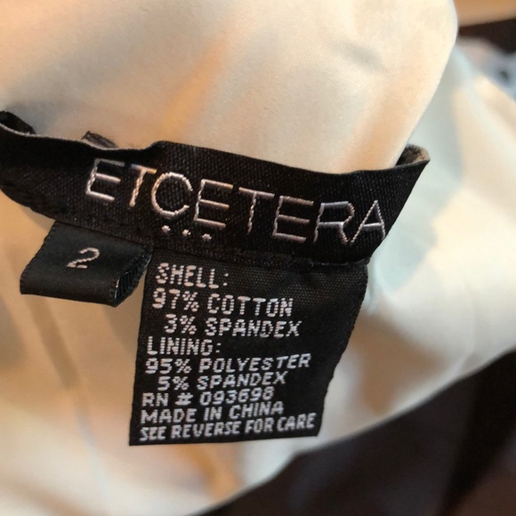 Etcetera printed cream colored dress πHost Pickπππ - Picture 8 of 8
